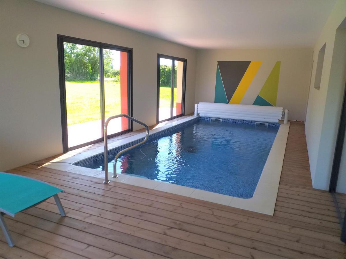 Maison Avec Piscine Interieure Privee Sans Vis A Vis Chauffee Toute L Annee Quiévrecourt Buitenkant foto