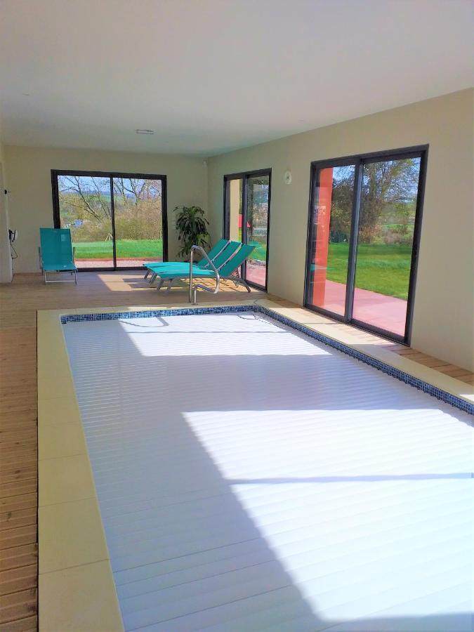Maison Avec Piscine Interieure Privee Sans Vis A Vis Chauffee Toute L Annee Quiévrecourt Buitenkant foto