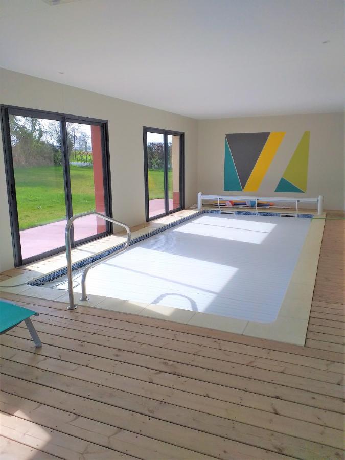 Maison Avec Piscine Interieure Privee Sans Vis A Vis Chauffee Toute L Annee Quiévrecourt Buitenkant foto