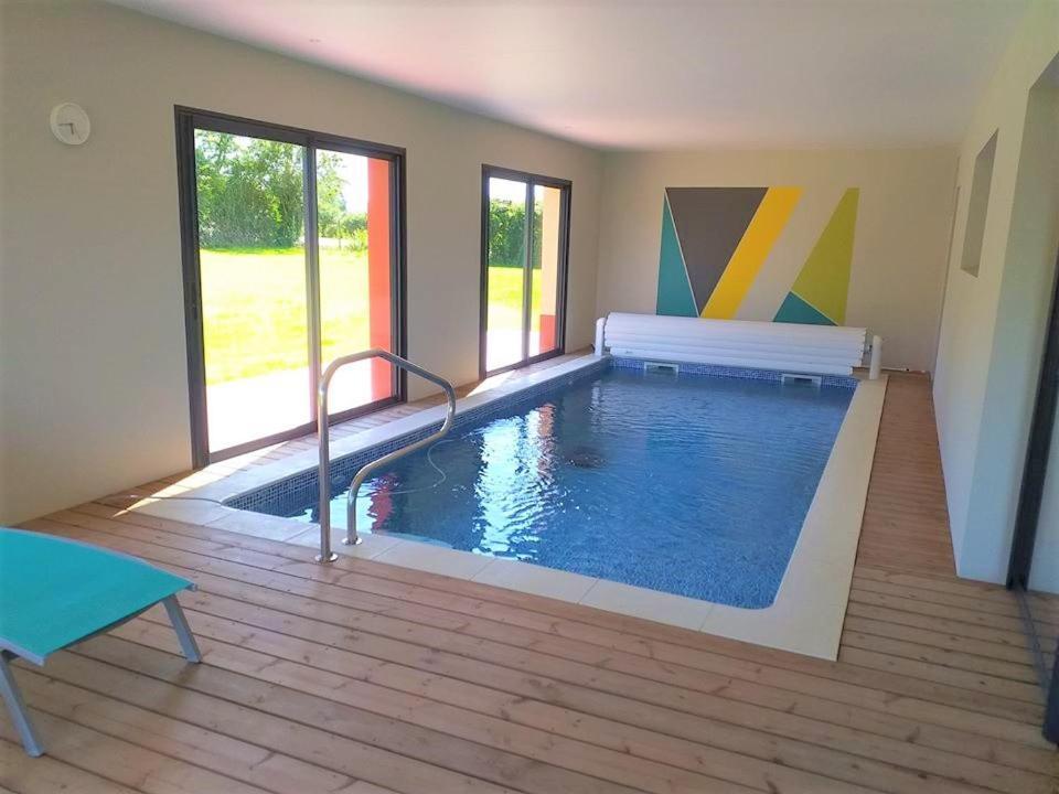 Maison Avec Piscine Interieure Privee Sans Vis A Vis Chauffee Toute L Annee Quiévrecourt Buitenkant foto