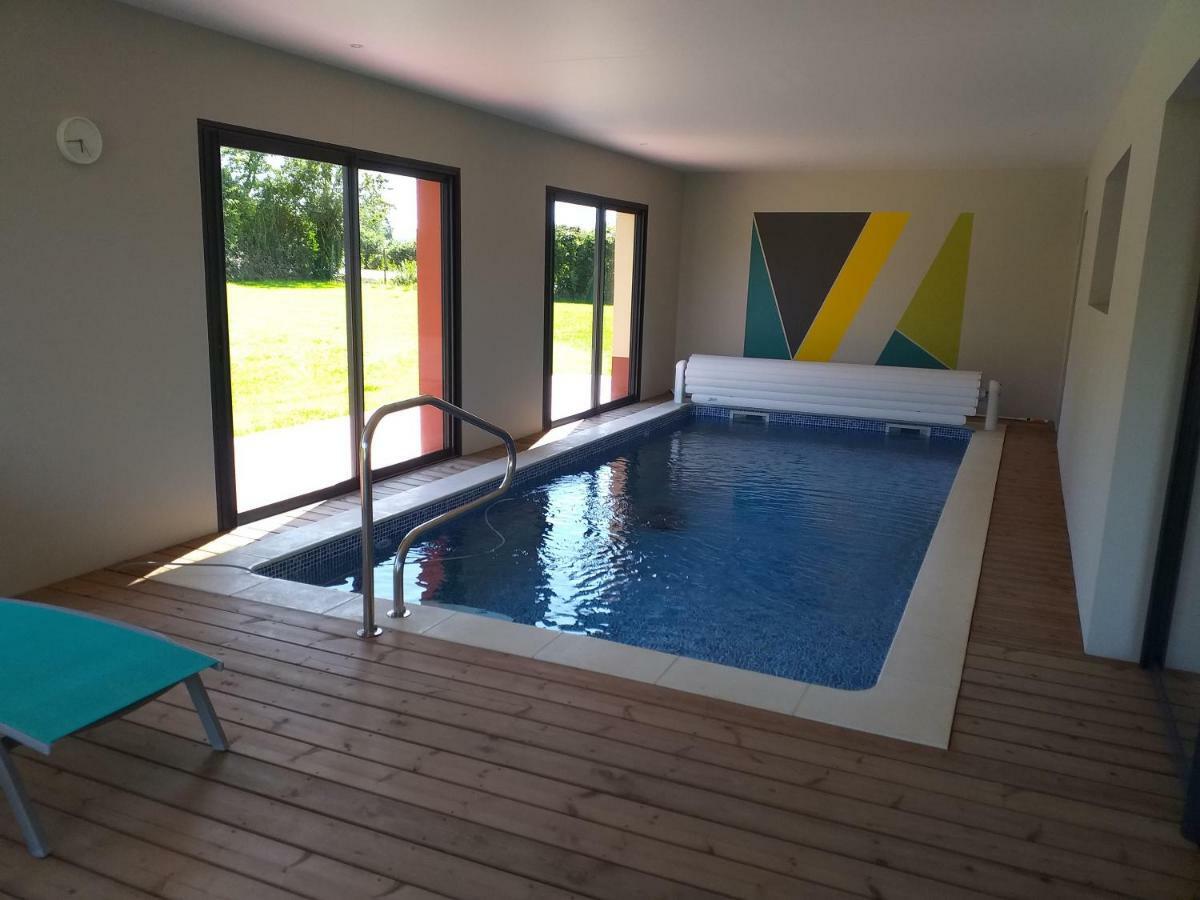Maison Avec Piscine Interieure Privee Sans Vis A Vis Chauffee Toute L Annee Quiévrecourt Buitenkant foto